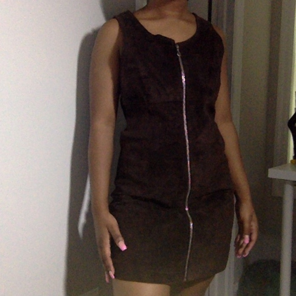 suede dress